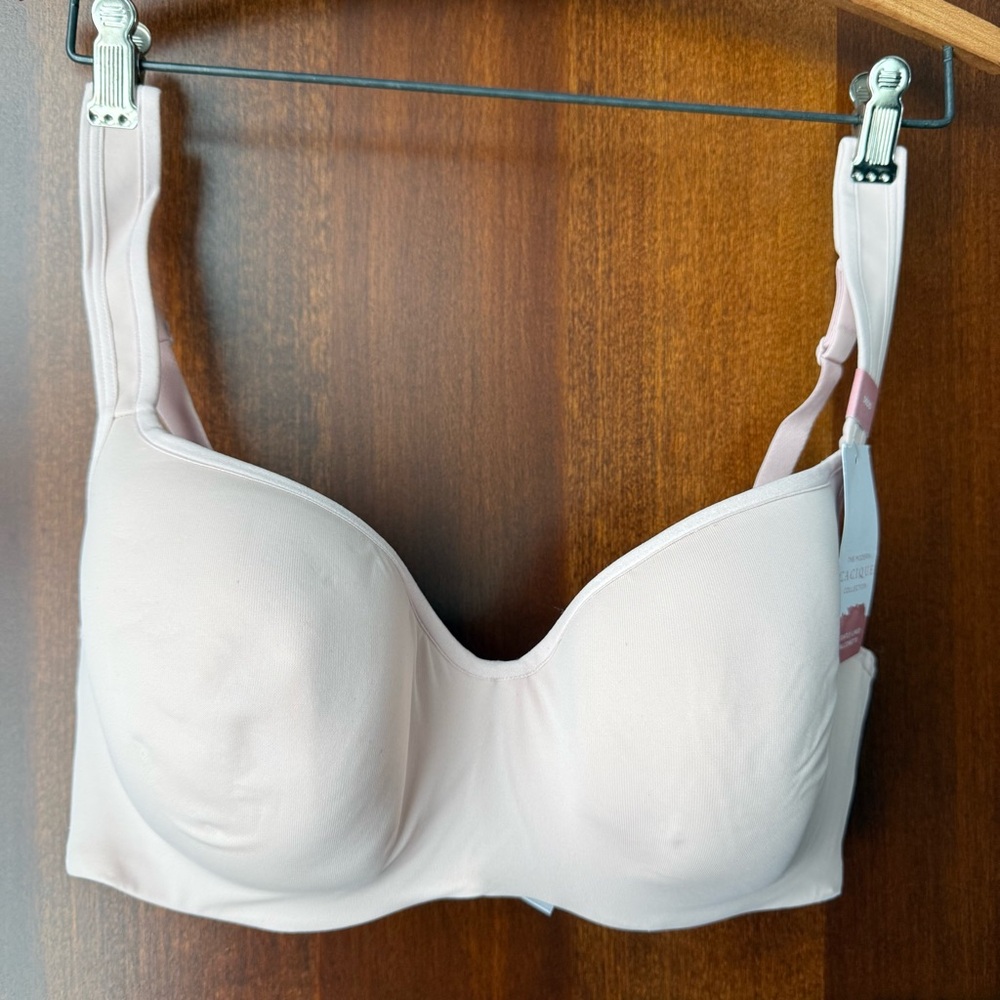 Cacique Pink Lightly Lined Balconette Bra Size 36DD - Picture 2 of 9